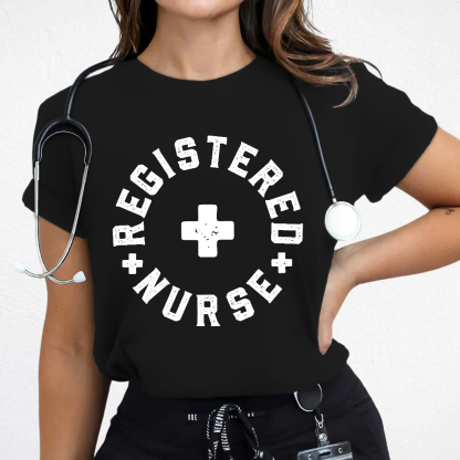 Registered Nurse Cotton Nurse T-shirt