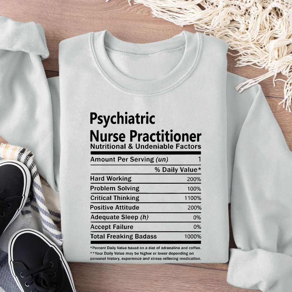 Psychiatric Nurse Practitioner Cotton Pullover Sweatshirt