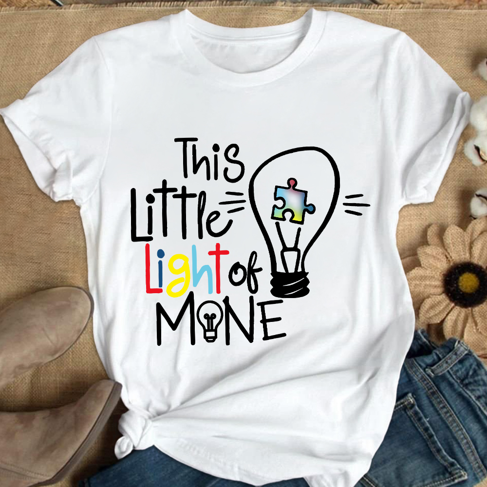 This Little Light Of Mine Autism Cotton Nurse T-shirt