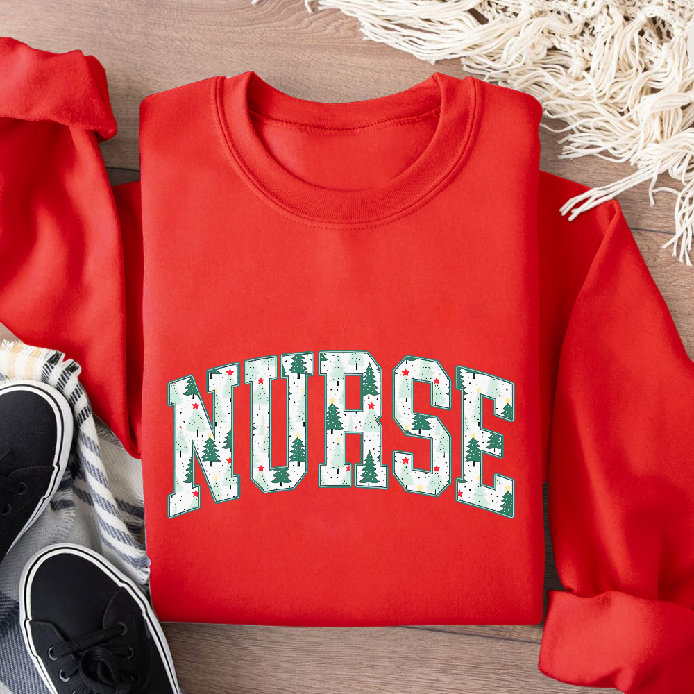 Christmas Nursing Cotton Pullover Sweatshirt