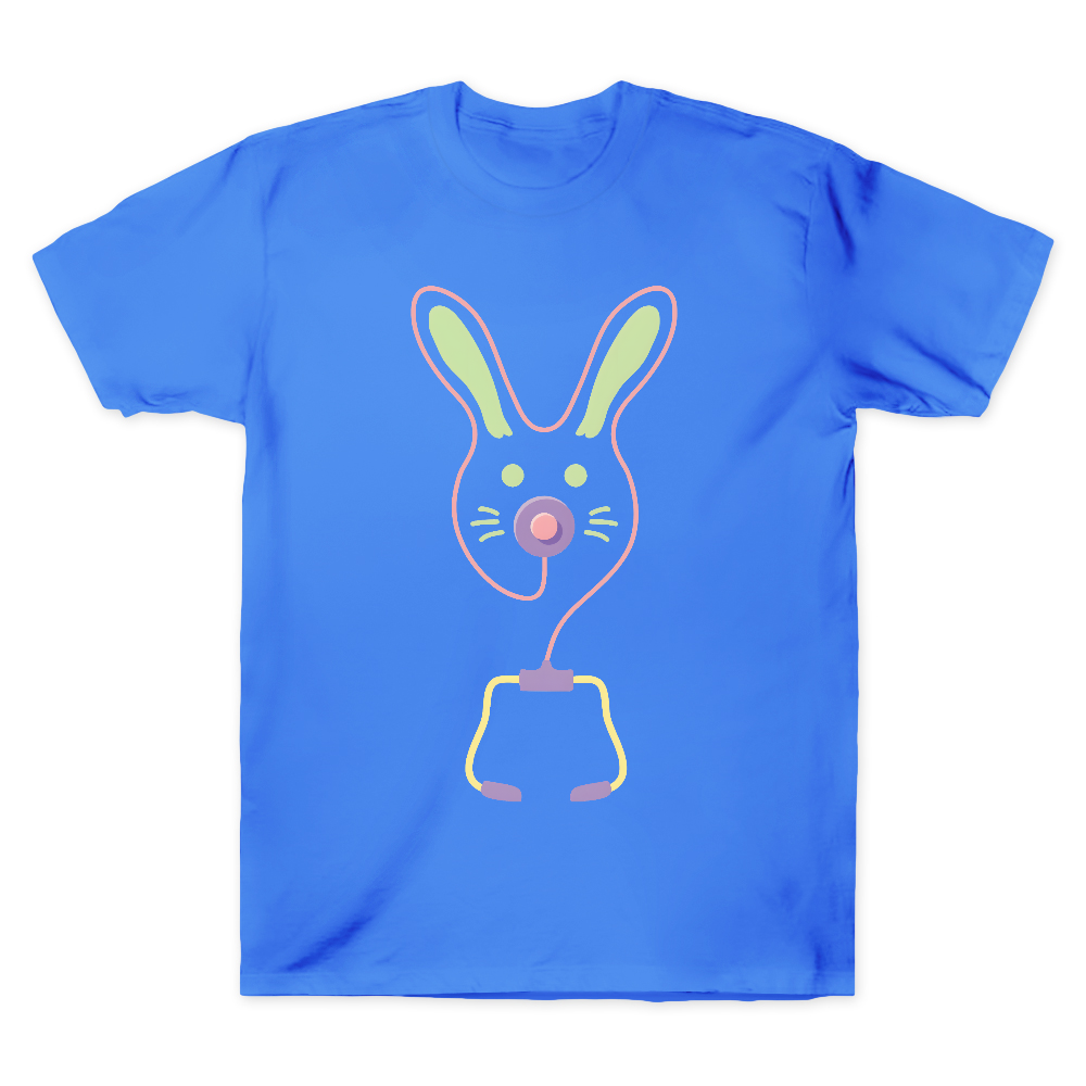 Easter Bunny Medical Tools For Nurse Or Doctor Cotton Doctor T-shirt