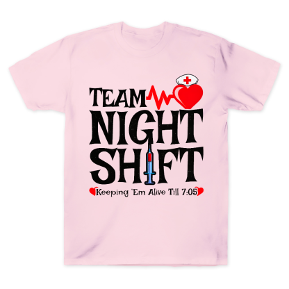 Team Night Shift Cotton Doctor T-shirt