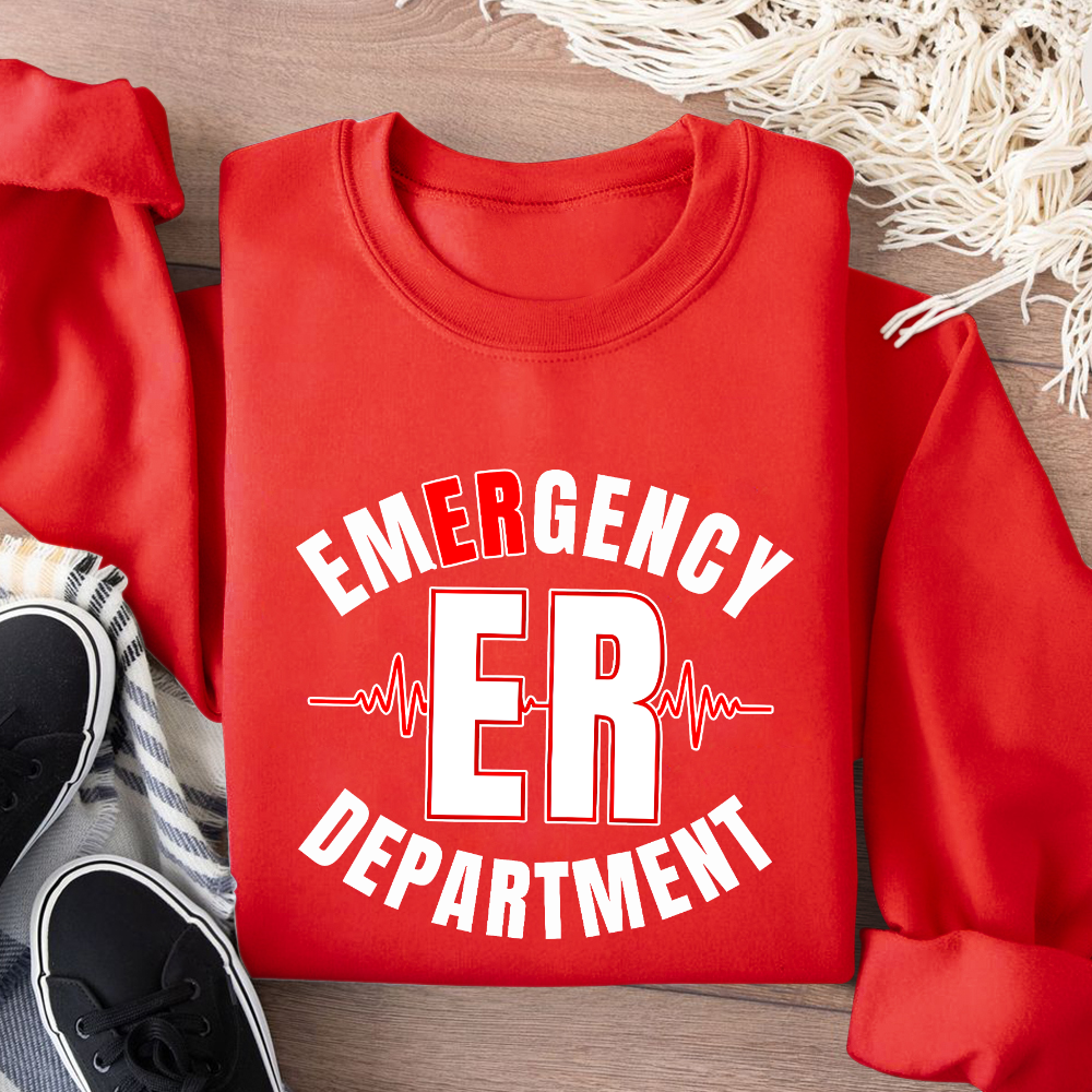 Emergency Department Cotton Pullover Sweatshirt
