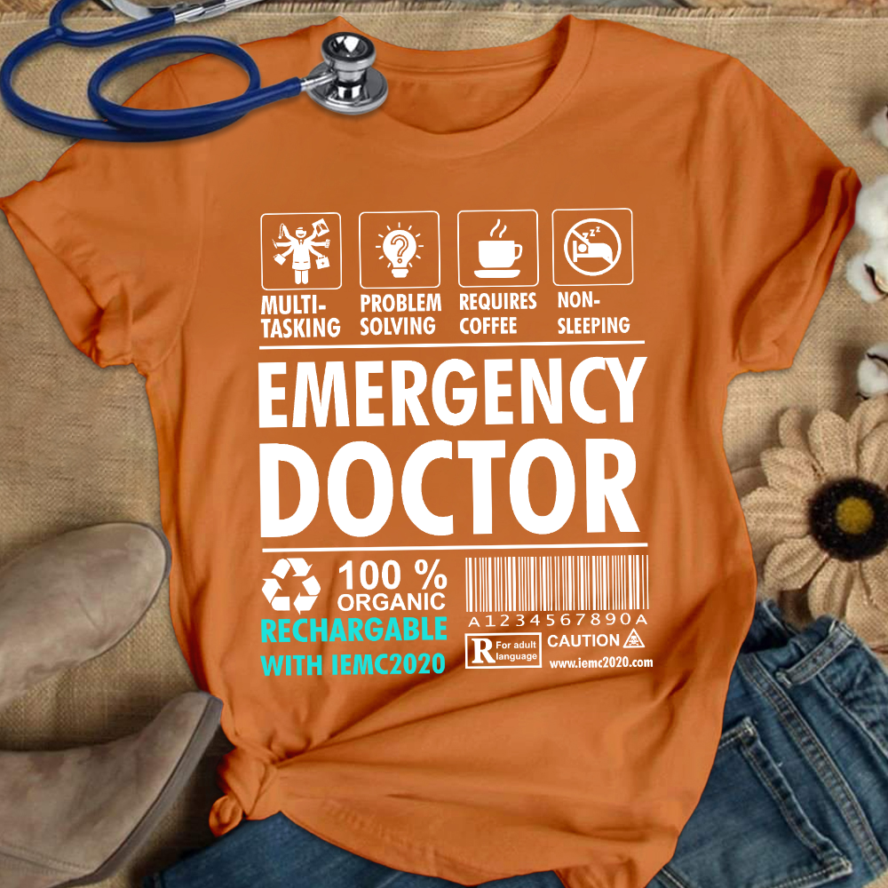 Emergency Doctor's Manual Cotton Nurse T-shirt