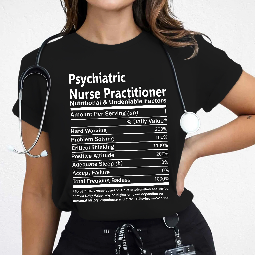 Psychiatric Nurse Practitioner Cotton Nurse T-shirt