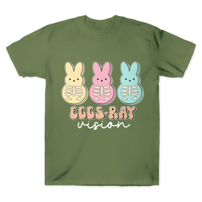 Eggs Ray Vision Radiology Cotton Doctor T-shirt