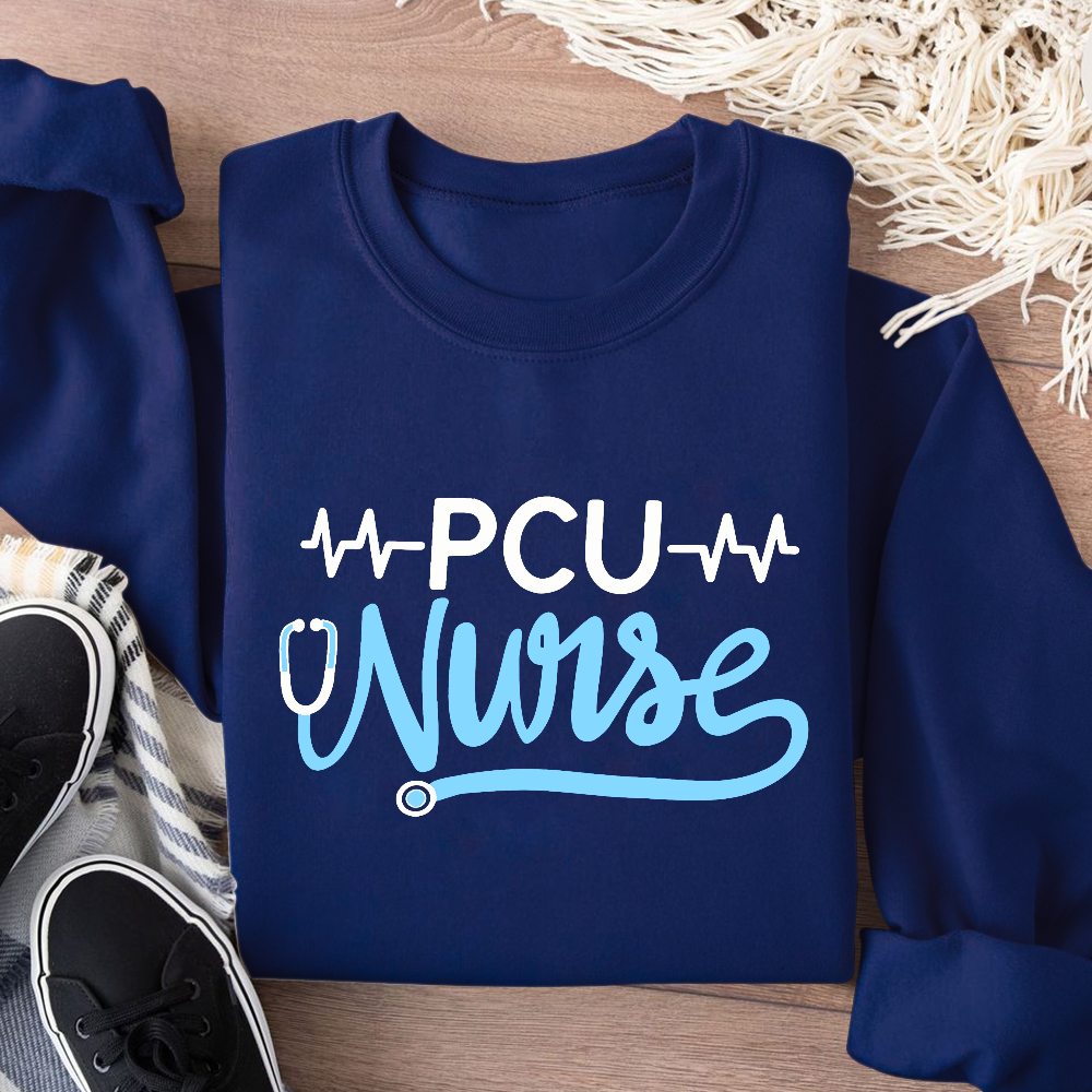 PCU Nurse Cotton Pullover Sweatshirt