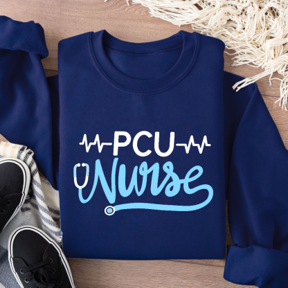 PCU Nurse Cotton Pullover Sweatshirt