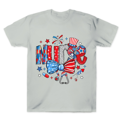 Retro Coquette USA Nurse Cotton Doctor T-shirt