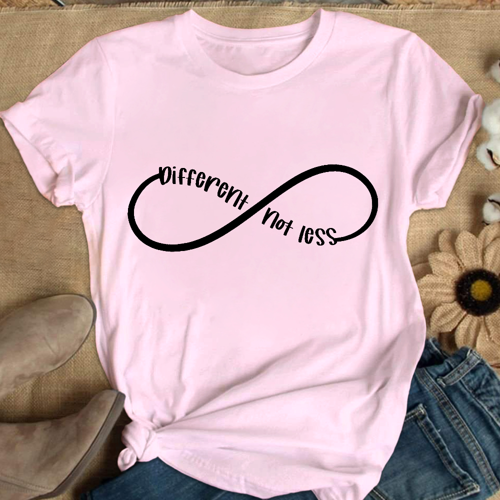 Different Not Less Autism Awareness Cotton Nurse T-shirt