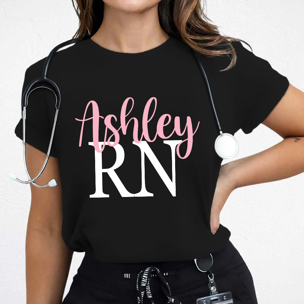 RN Ashley Cotton Nurse T-shirt