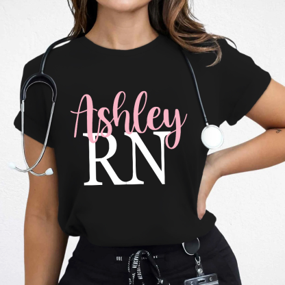 RN Ashley Cotton Nurse T-shirt
