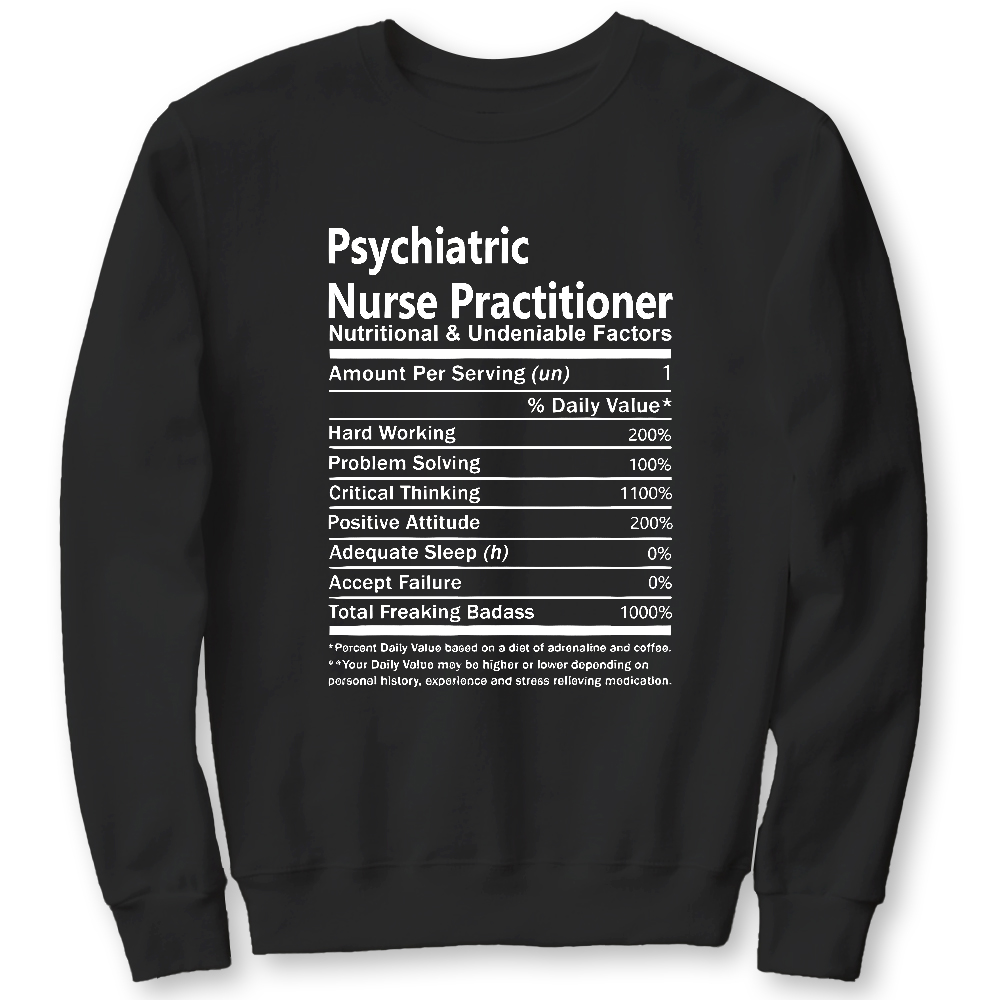 Psychiatric Nurse Practitioner Cotton Pullover Sweatshirt