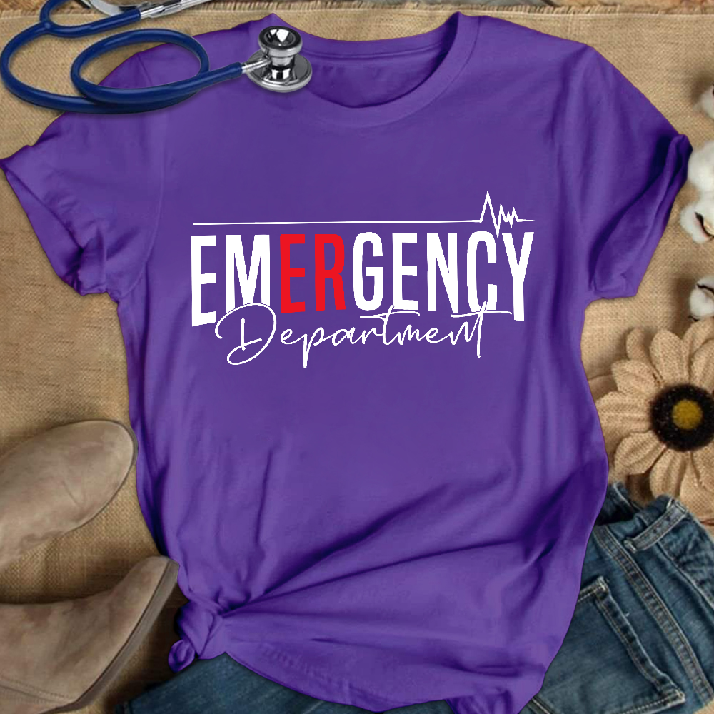 Emergency Department Cotton Nurse T-shirt