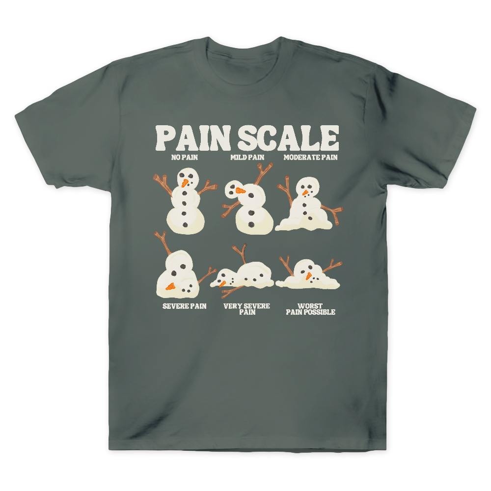 Healthcare Worker Pain Assessment Cotton Doctor T-shirt
