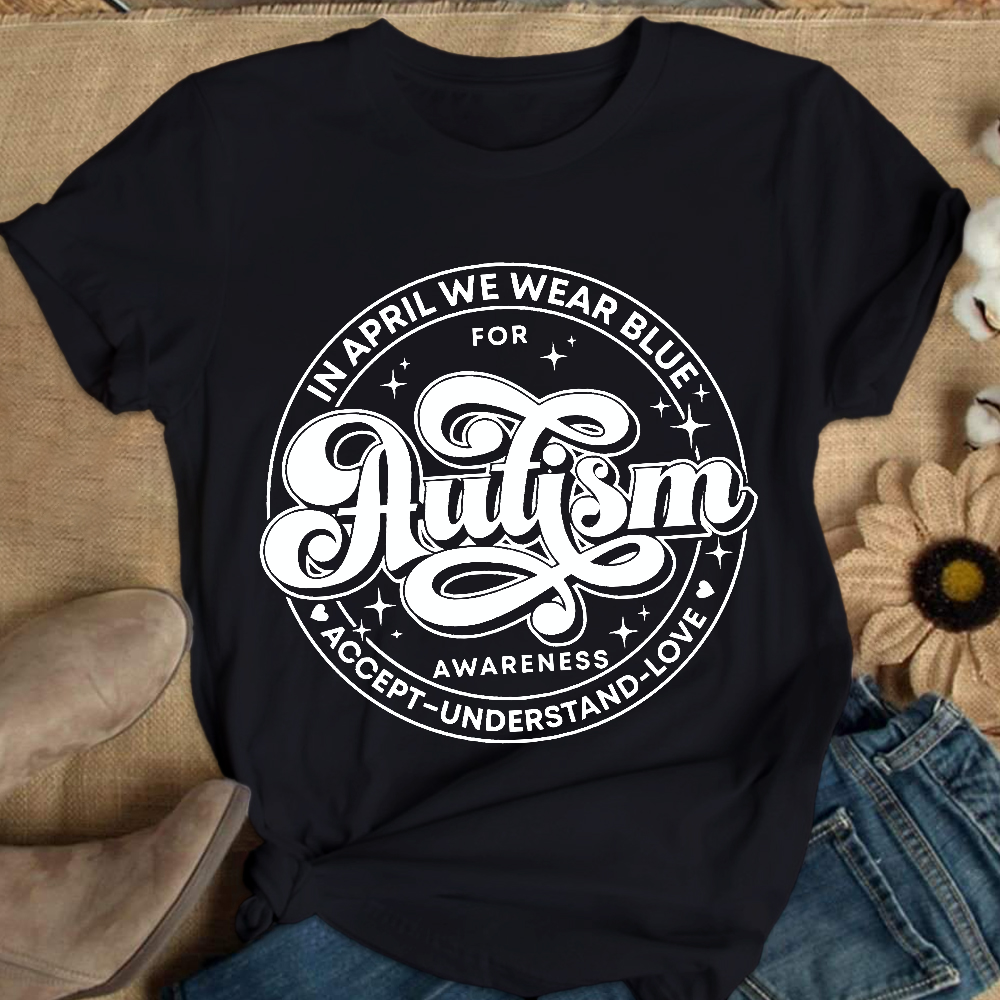 Autism Awareness Accept Understand Love Cotton Nurse T-shirt