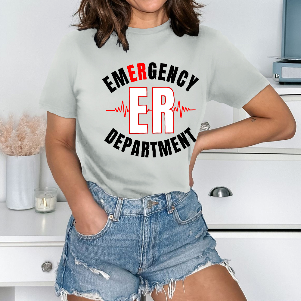 Emergency Department Cotton Nurse T-shirt