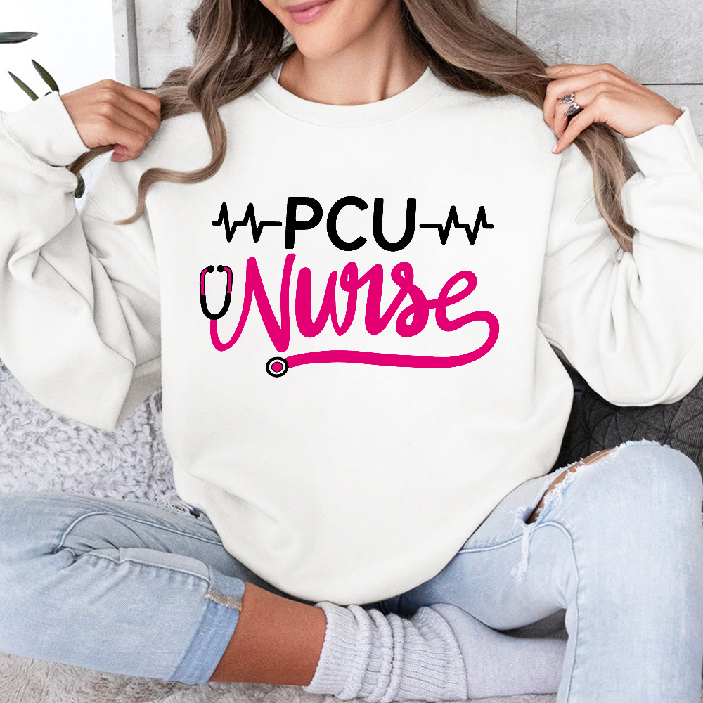 PCU Nurse Cotton Pullover Sweatshirt