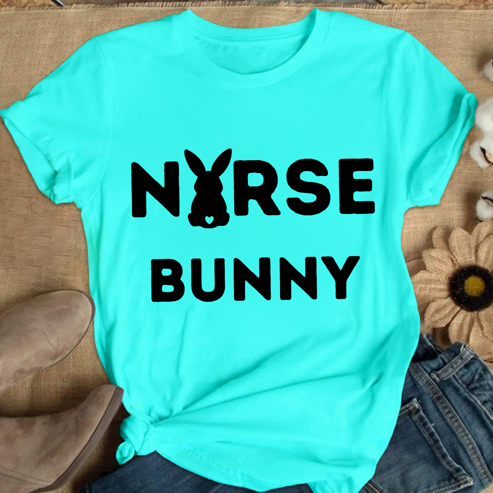 Nurse Bunny Cotton Nurse T-shirt