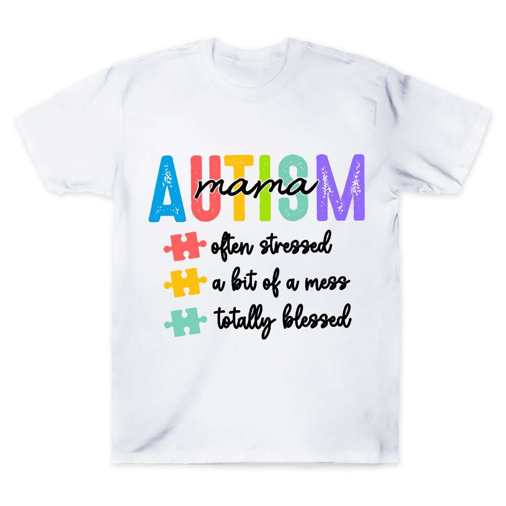 Autism Mom Gift Cotton Doctor T-shirt