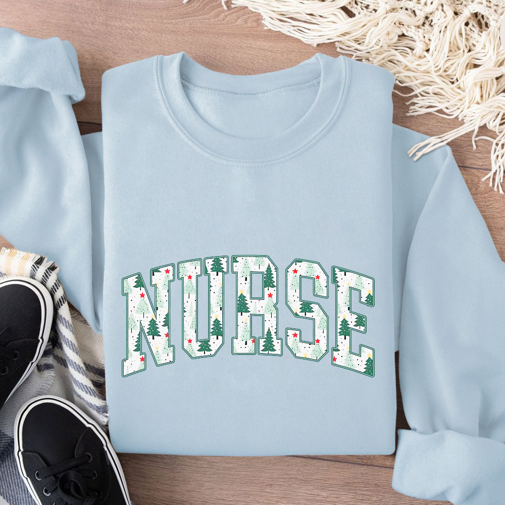 Christmas Nursing Cotton Pullover Sweatshirt