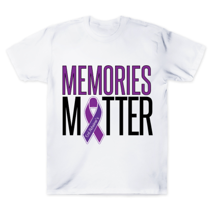 Alzheimer's Awareness Memories Matter Cotton Doctor T-shirt