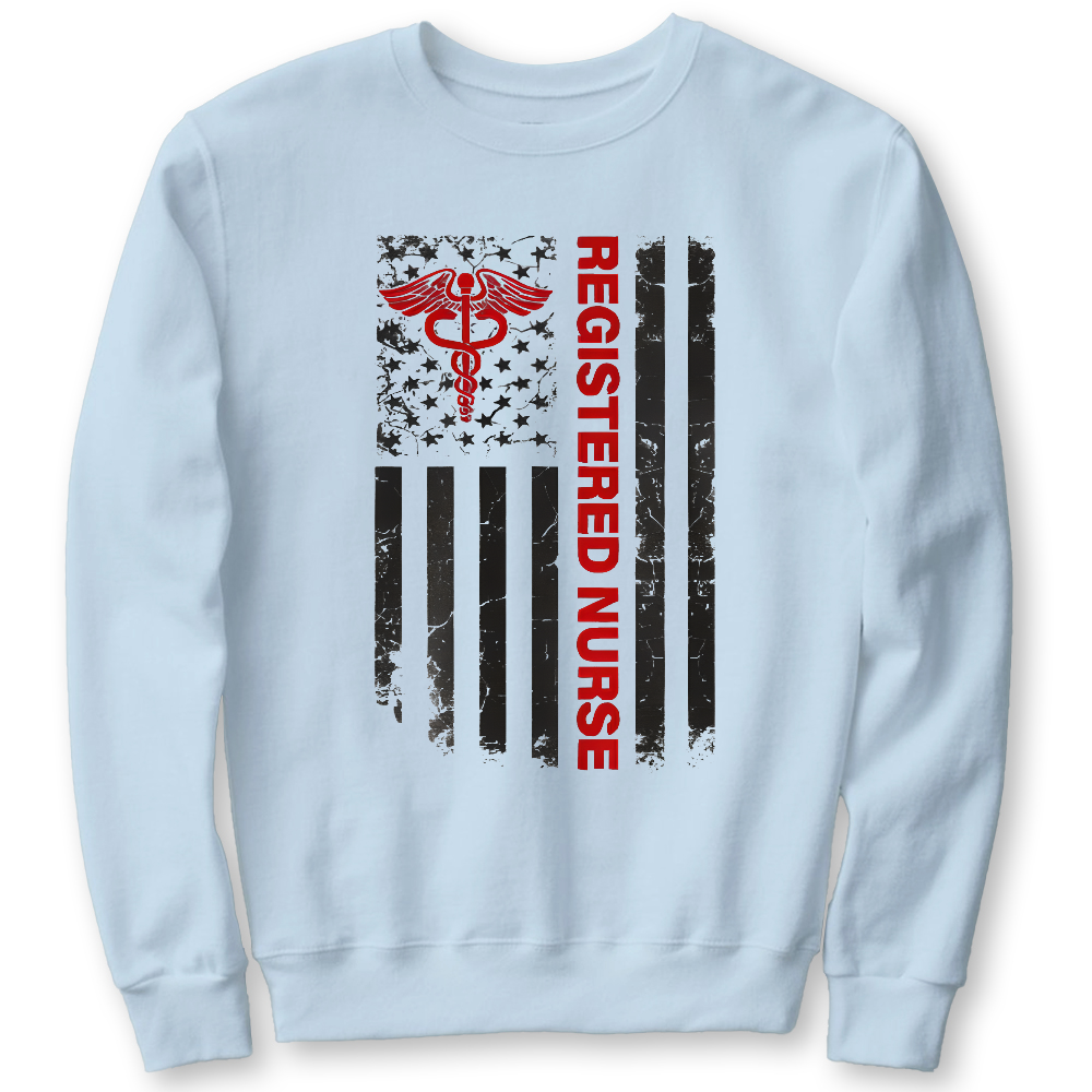 Registered Nurse Cotton Pullover Sweatshirt