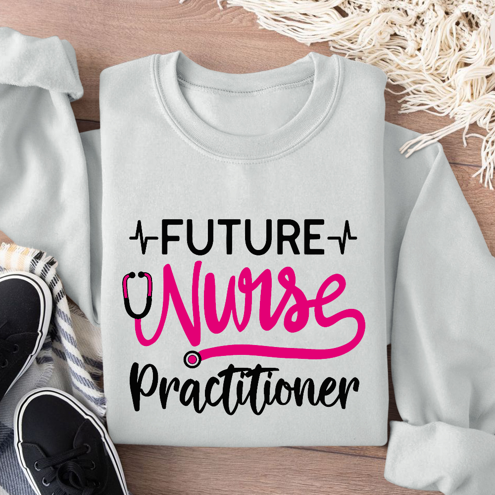 Future Nurse Practitioner Cotton Pullover Sweatshirt