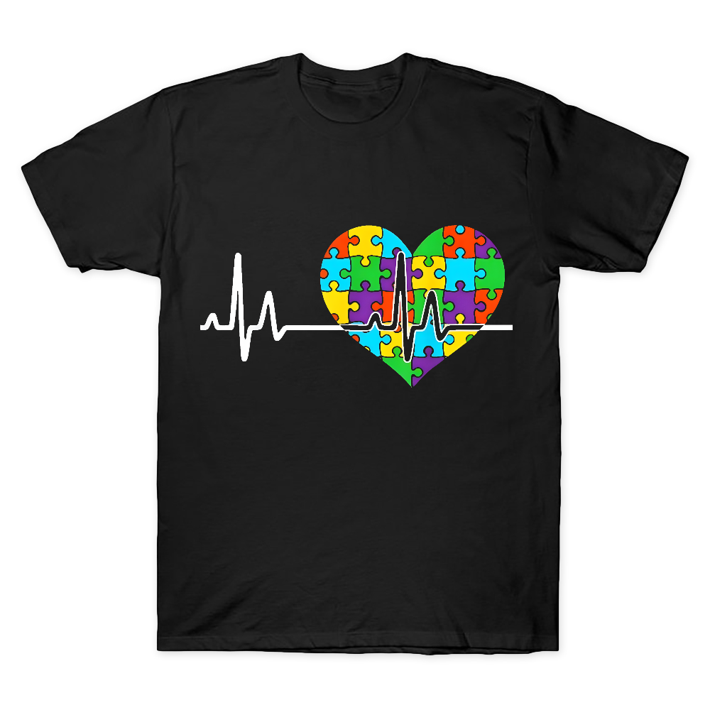 Love Puzzle Accepts Autism Cotton Doctor T-shirt