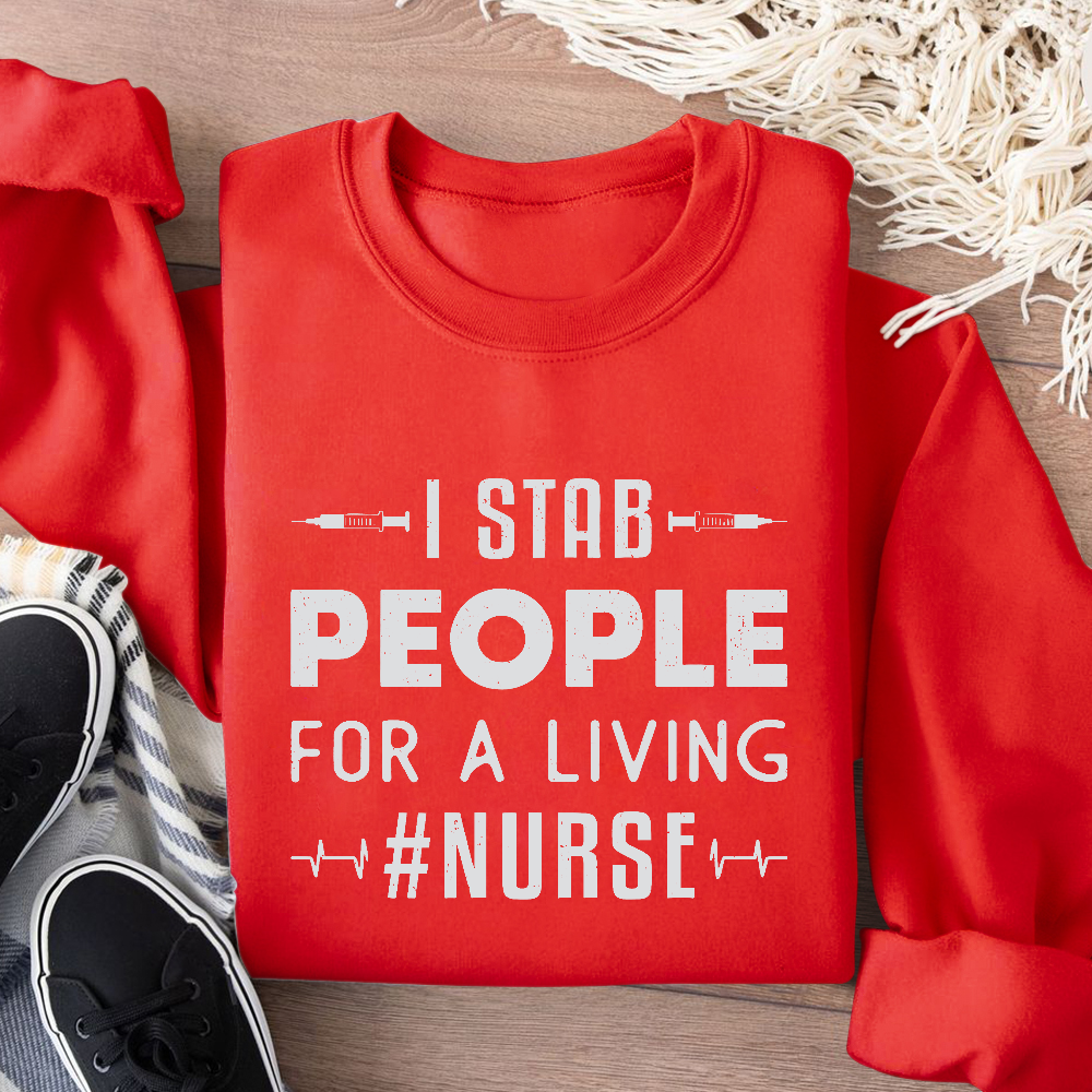 ICU Nurses Medicine Emergency Ambulance Cotton Pullover Sweatshirt