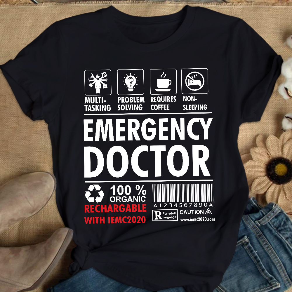 Emergency Doctor's Manual Cotton Nurse T-shirt