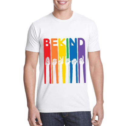 Be Kind Sign Language Cotton Doctor T-shirt