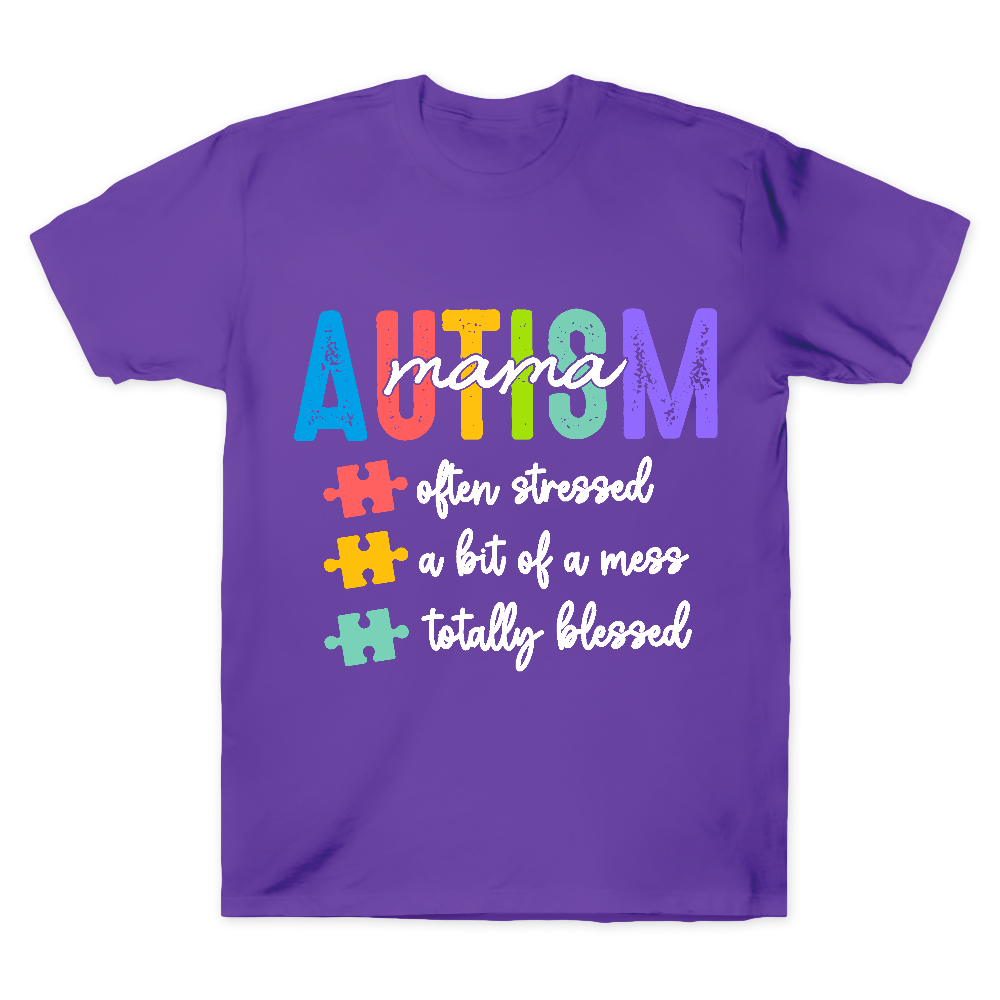 Autism Mom Gift Cotton Doctor T-shirt
