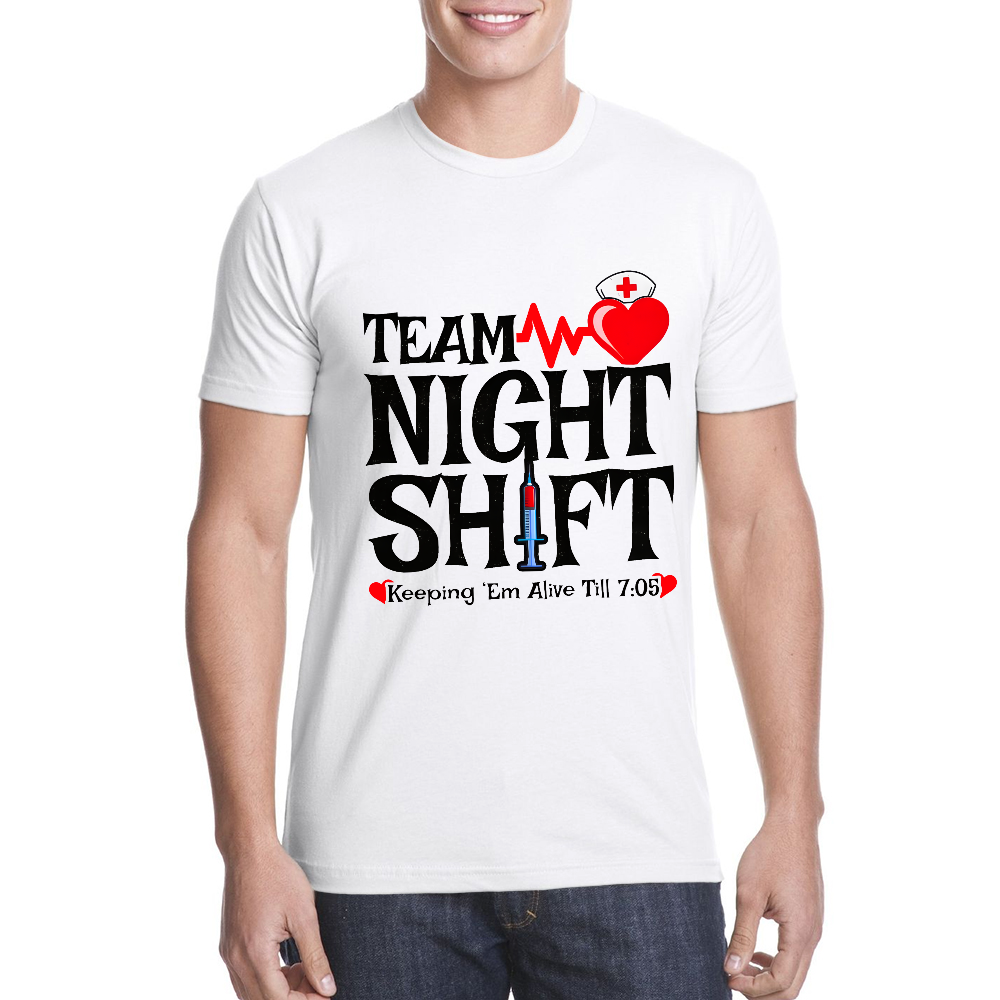 Team Night Shift Cotton Doctor T-shirt