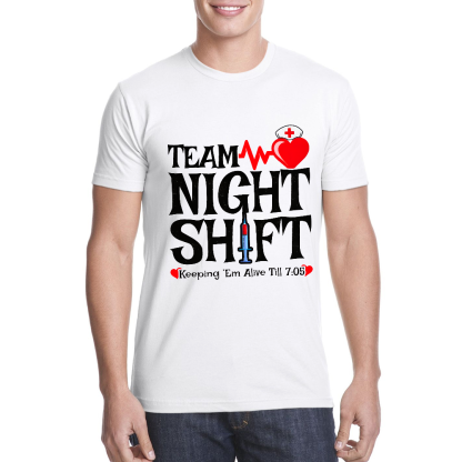 Team Night Shift Cotton Doctor T-shirt