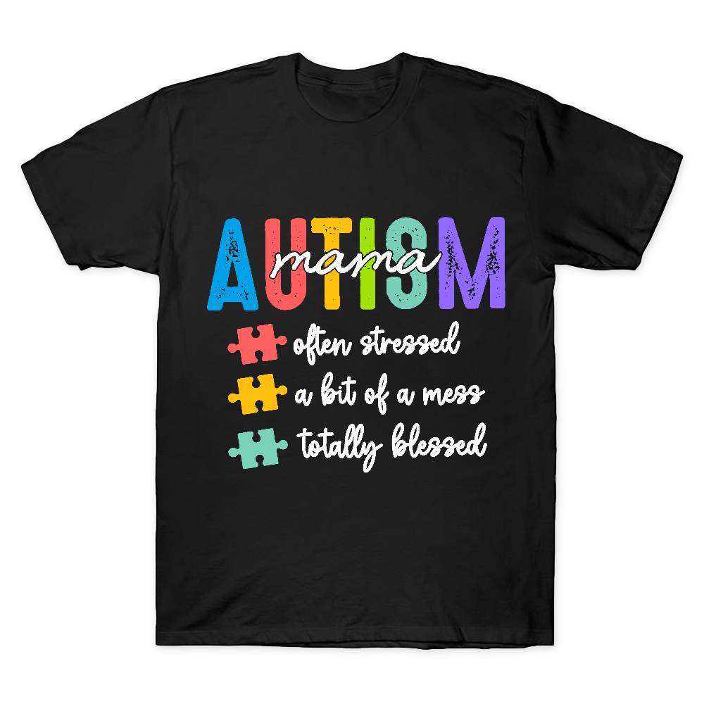 Autism Mom Gift Cotton Doctor T-shirt