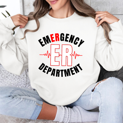 Emergency Department Cotton Pullover Sweatshirt