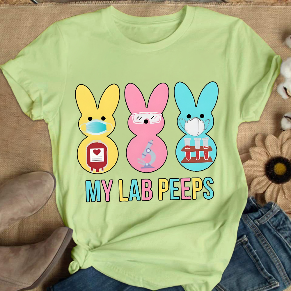 My Lab Peeps Cotton Nurse T-shirt