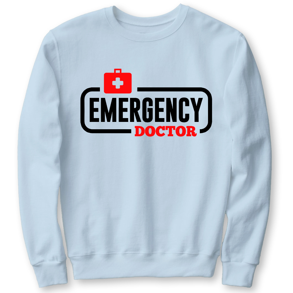 Emergency Doctor Cotton Pullover Sweatshirt