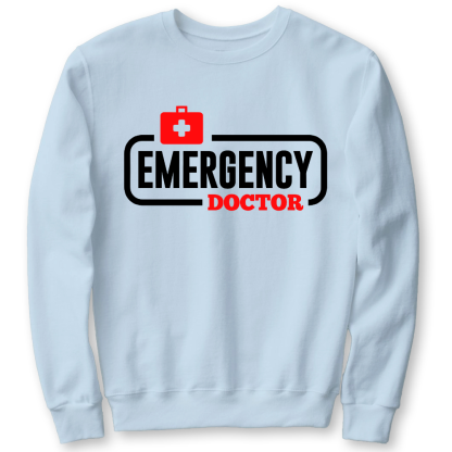 Emergency Doctor Cotton Pullover Sweatshirt