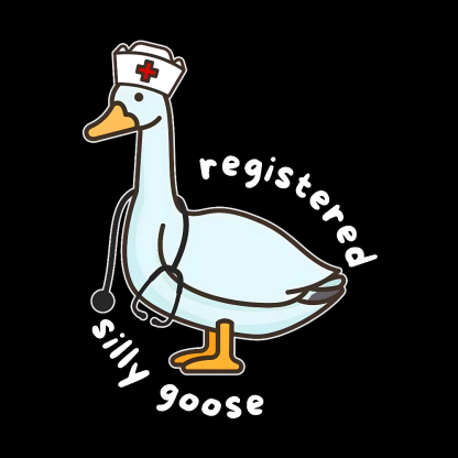 Registered Silly Goose Cotton Nurse T-shirt