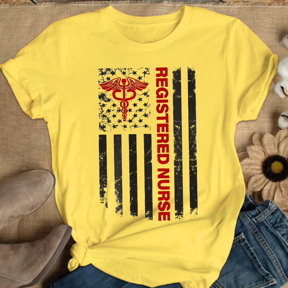 Registered Nurse Cotton Nurse T-shirt