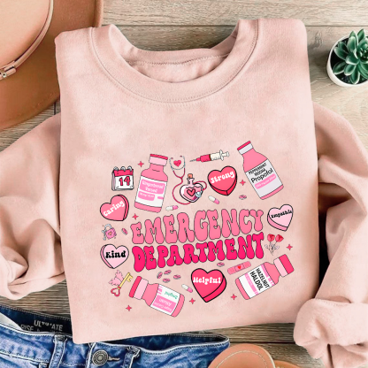 Emergency Department Gift Cotton Pullover Sweatshirt