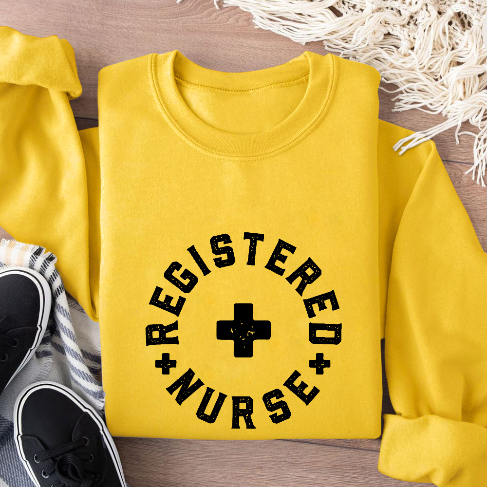 Registered Nurse Cotton Pullover Sweatshirt