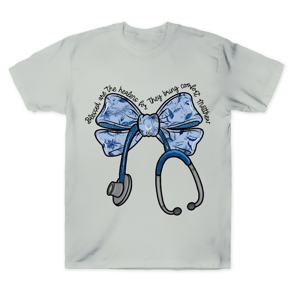 Blessed Are The Healers For They Bring Comfort Matthew Cotton Doctor T-shirt