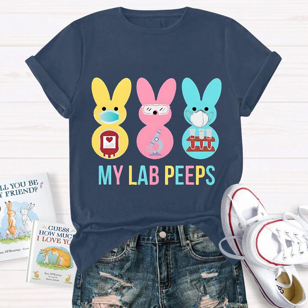 My Lab Peeps Cotton Nurse T-shirt