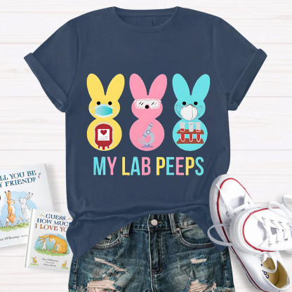 My Lab Peeps Cotton Nurse T-shirt