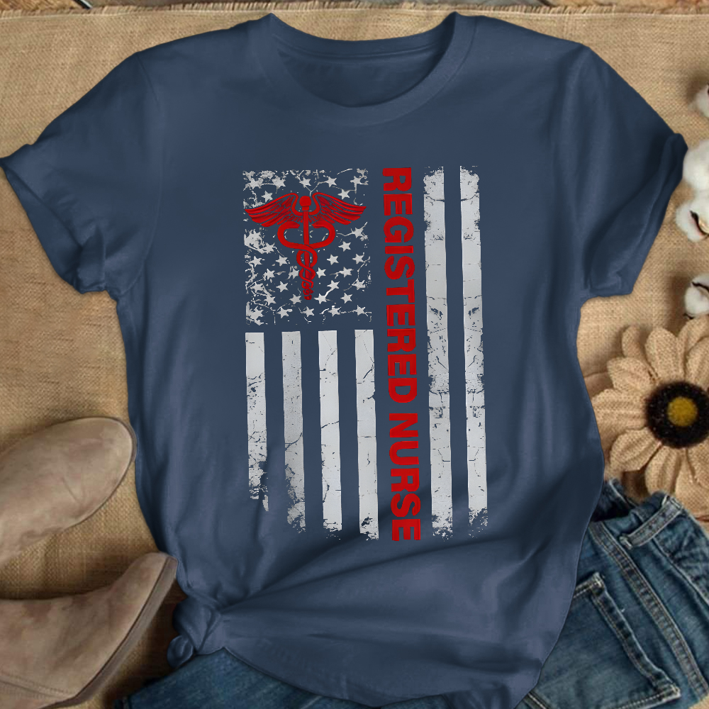 Registered Nurse Cotton Nurse T-shirt