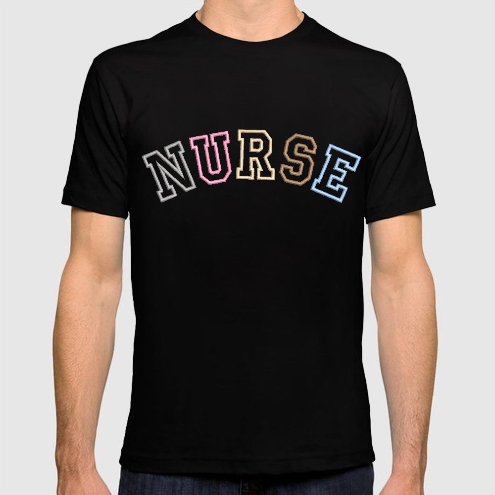 Embroidered Nurse Cotton Doctor T-shirt