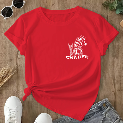 CNA Life Double-Sided Cotton Printed T-Shirt